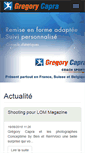 Mobile Screenshot of gregory-capra.com